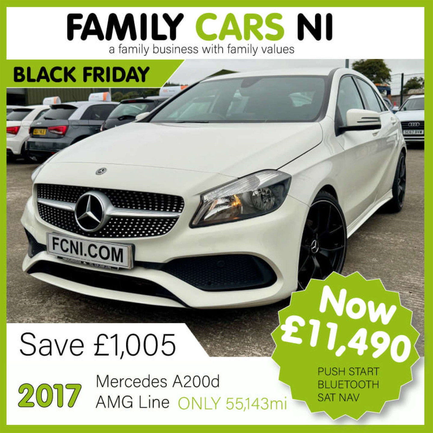 Used Mercedes A200d in Ballymena, Northern Ireland