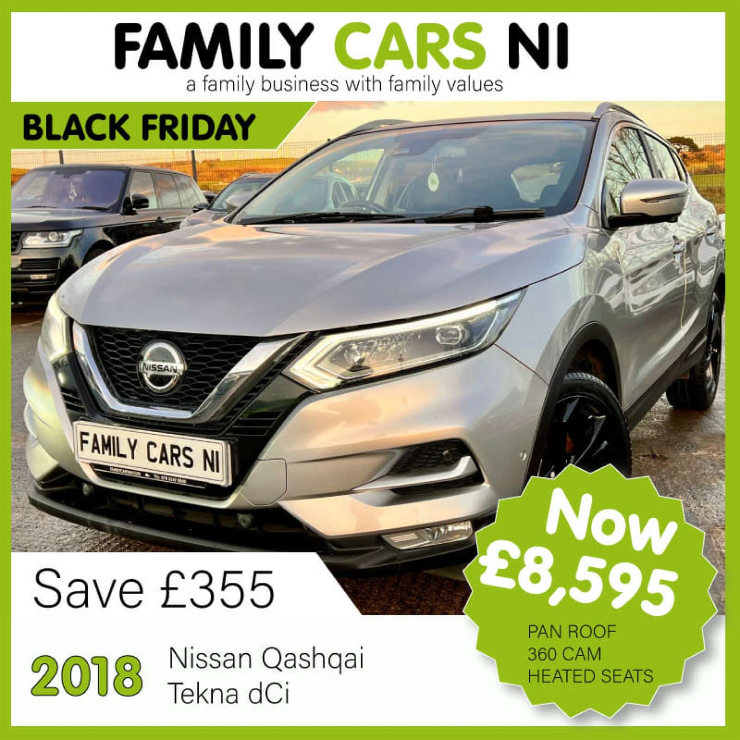 Used Nissan Qashqai in Ballymena, Northern Ireland
