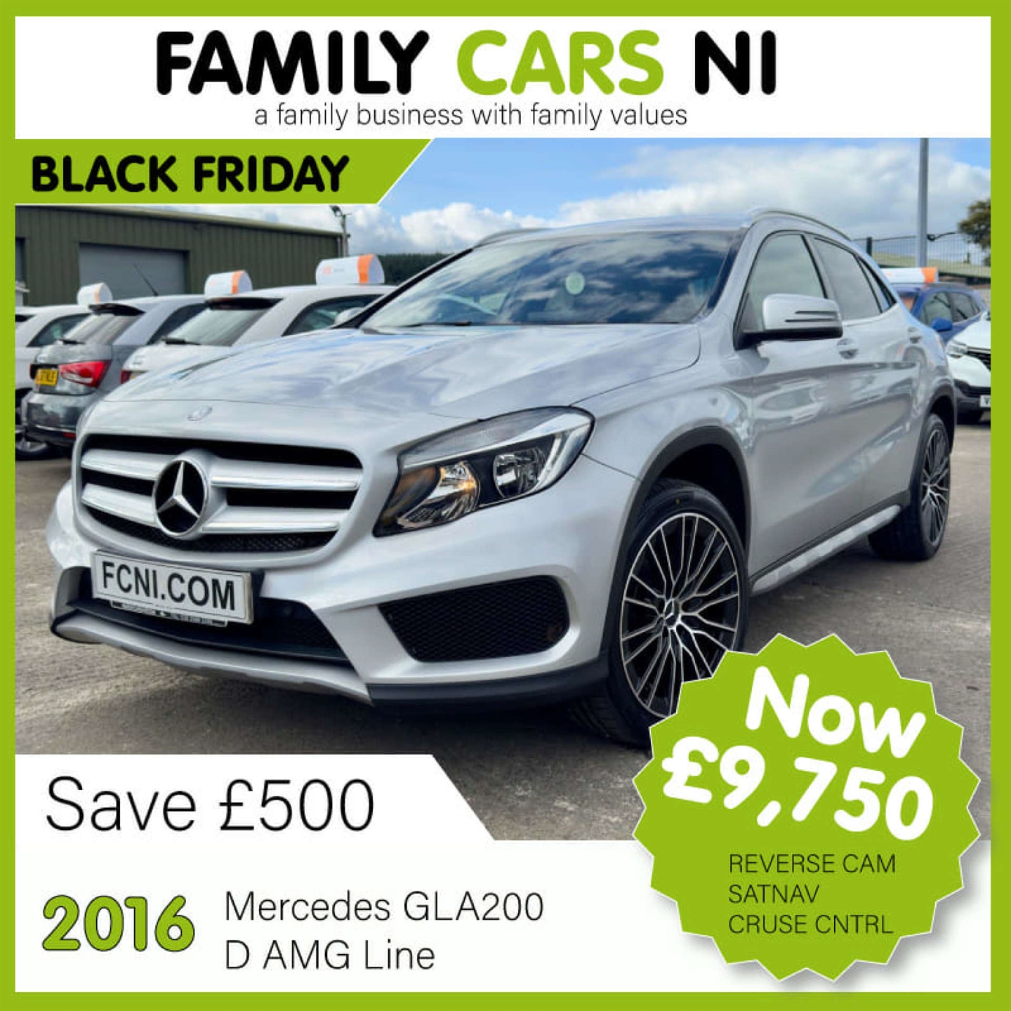 Used Mercedes GLA200 in Ballymena, Northern Ireland