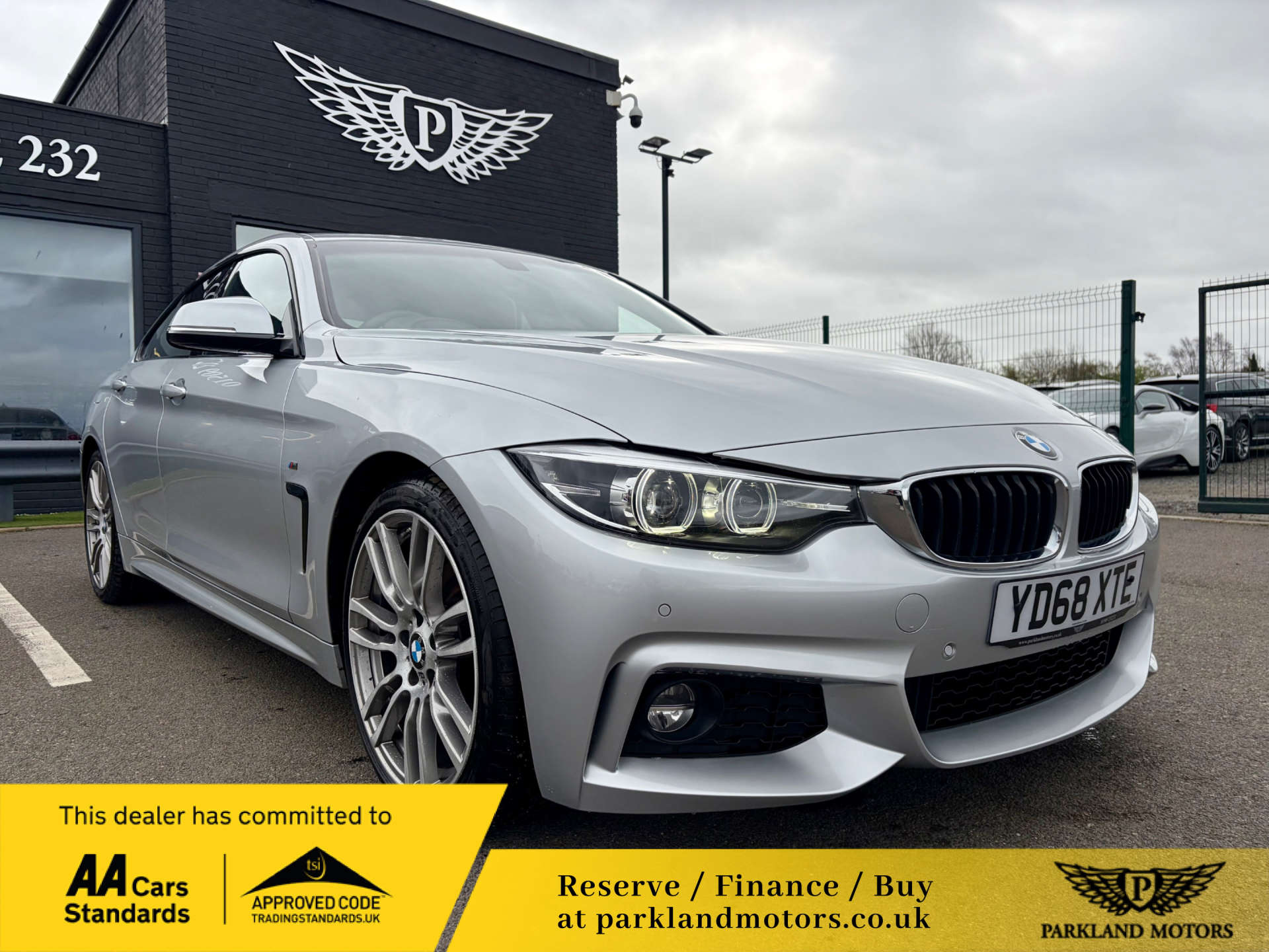 2018 BMW 430i exterior view