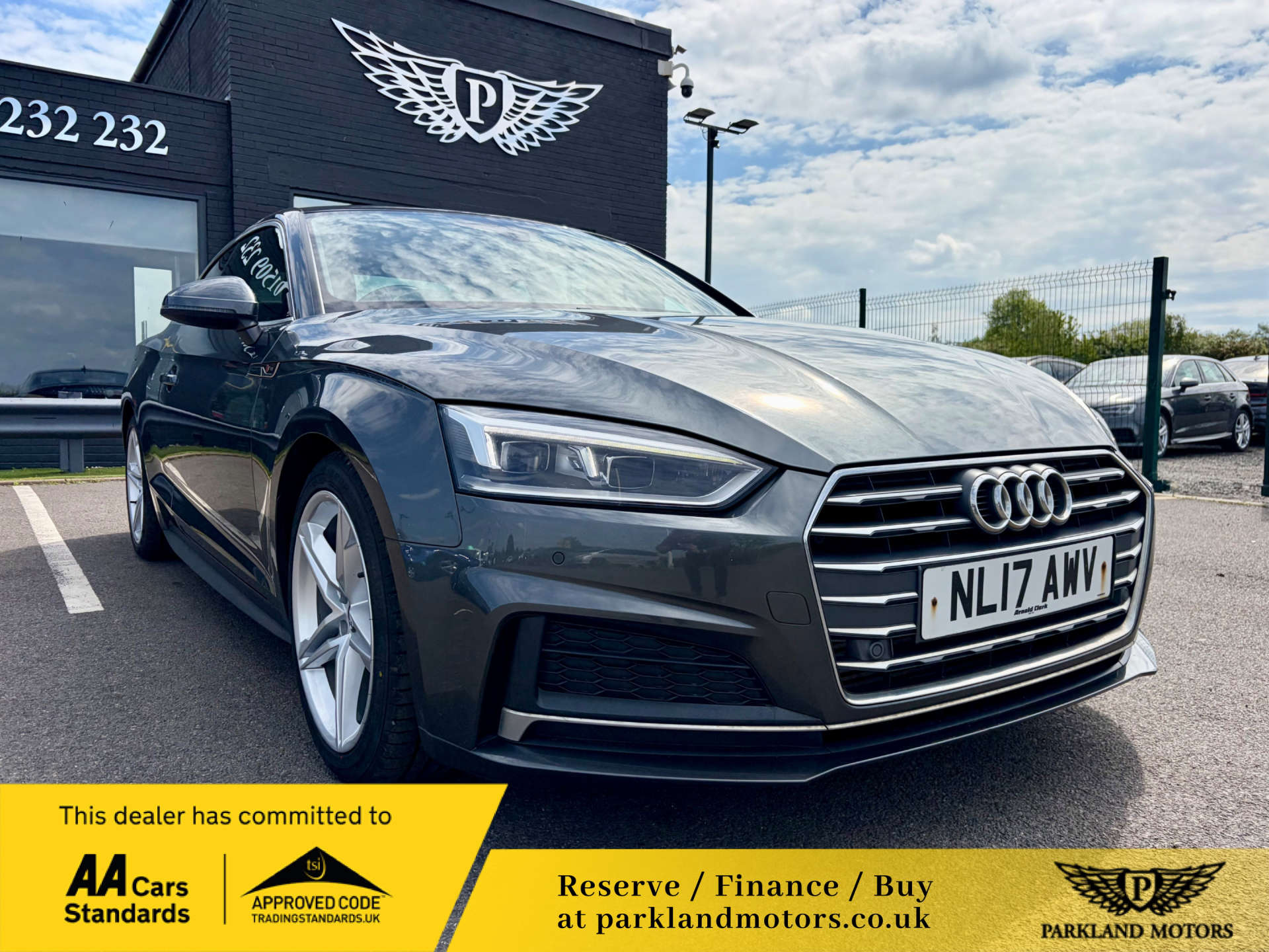 2017 Audi A5 exterior view