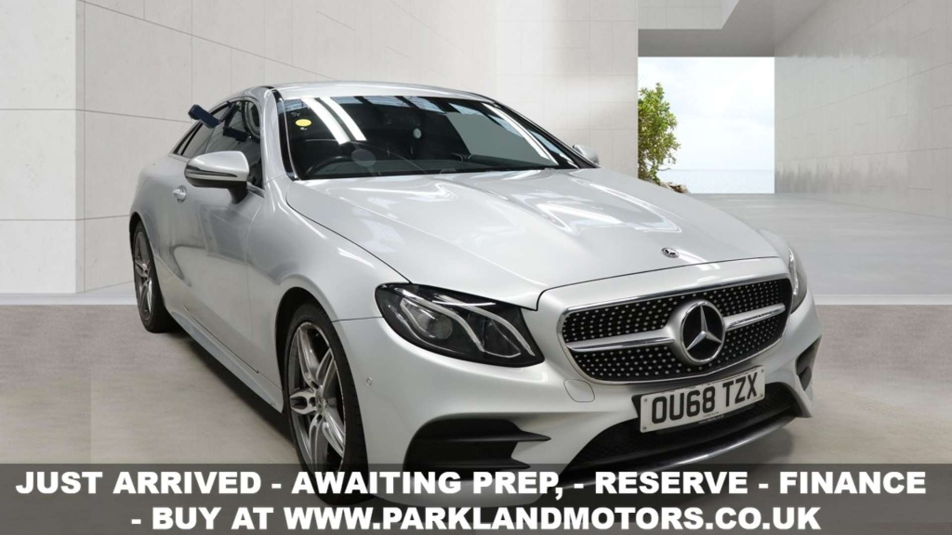2018 Mercedes E220d exterior view