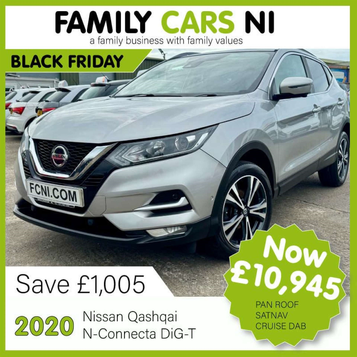 Used Nissan Qashqai in Ballymena, Northern Ireland