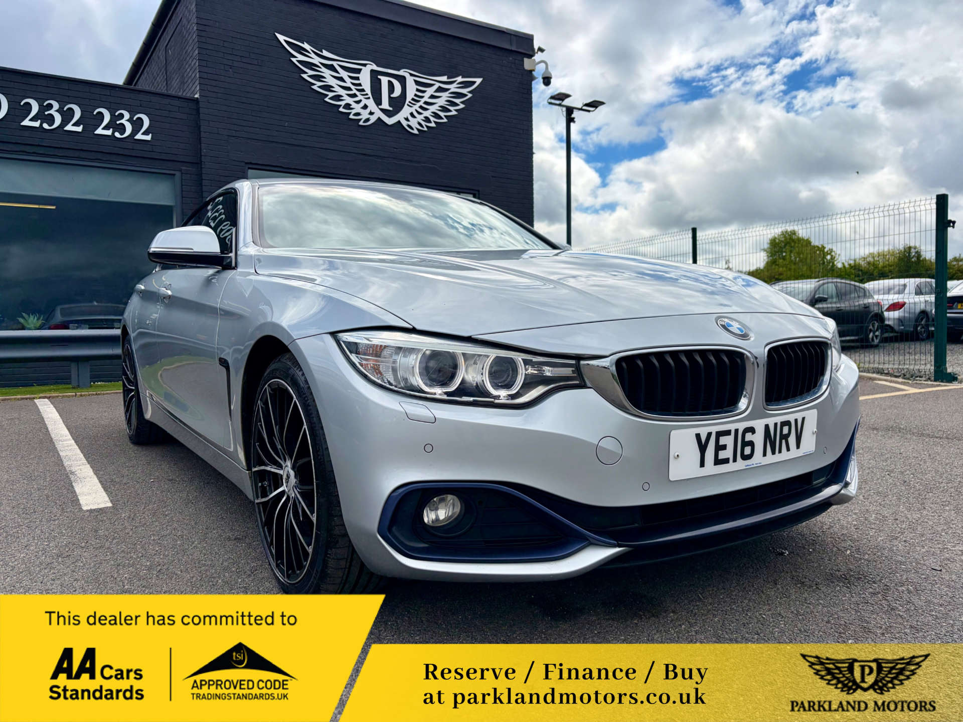 2016 BMW 420d exterior view